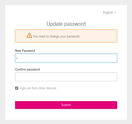 Password creation