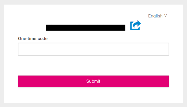 Second Factor Authentication requested